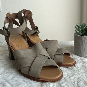👀UGG suede ankle strap sandals size 10